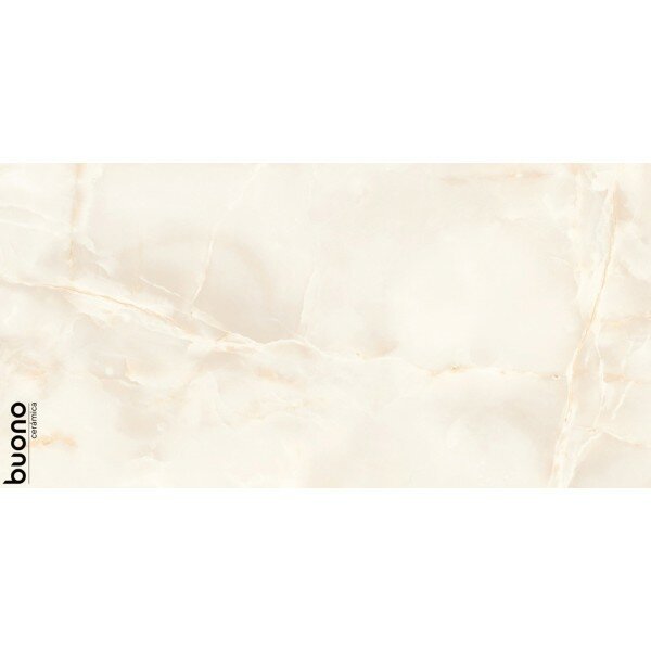 Керамогранит Buono Ceramica O4453C Onice Crema Carving 60x120 бежевый карвинг под оникс