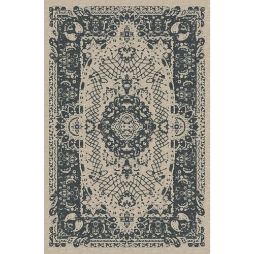 Ковер Классический Вэлден Янтарь YA227_03F1 из нитей Хет-Сет, цвет Серый/Бежевый, размер 0,8 м на 1,5 м , вес 2,27 кг.