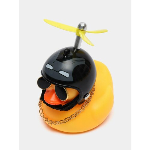 Игрушка Утка в шлеме и очках с пропеллером в машину Цвет Угольный 799₽