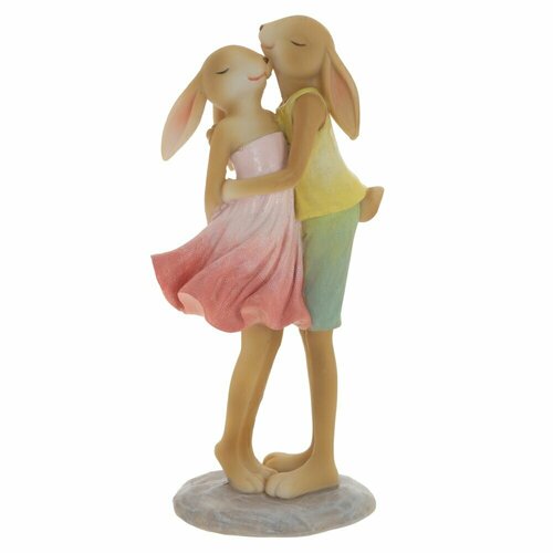 Статуэтка Зайцы 9х6х20 см KSM-795645 2866₽