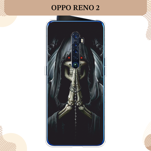 Силиконовый чехол Молитва на Oppo Reno 2 / Оппо Reno2 силиконовый чехол львиный рык на oppo reno 2 оппо reno2