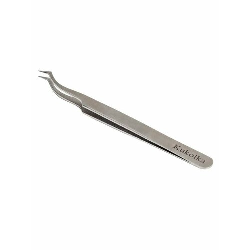 Пинцет для наращивания ресниц изогнутый