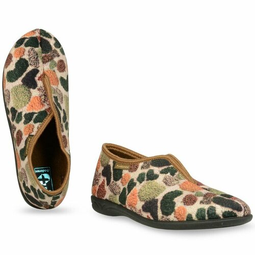 фото Тапочки adanex, размер 39, бежевый