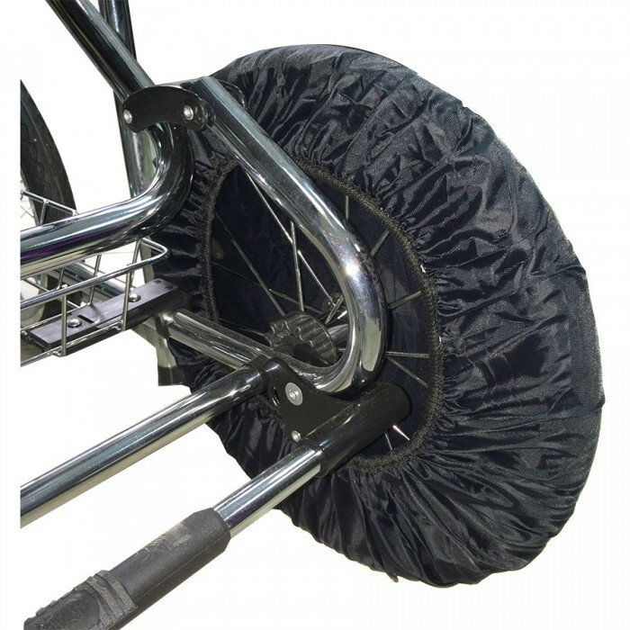 Чехлы на колёса большого диаметра 4 шт. Черный