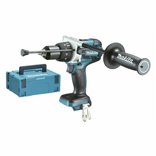 Makita DHP481ZJ SOLO Шуруповёрт ударный аккум. В MakPac-2 (18.0 В, 115 Нм, Bl-мотор, бок. рукоятка)