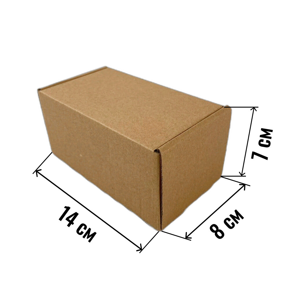Самосборная картонная коробка 14х8х7 см. №160-ПМ 30 штук