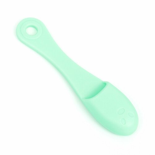 Зубная щетка для собак и кошек, на палец, силиконовая, 14 см.