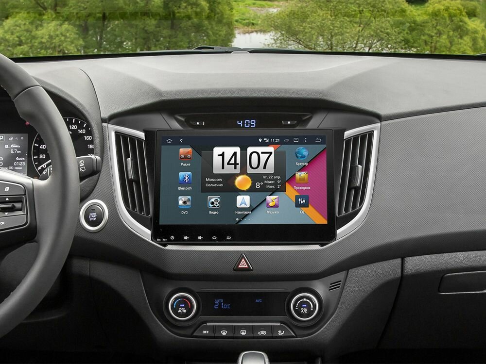 Автомагнитола для Hyundai Creta (2015-2021), Android (1+32Гб) Хендай Крета — фото 1