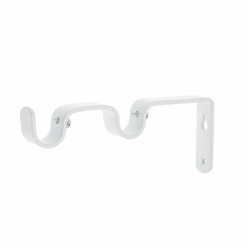 Кронштейн для карниза Минимализм двойной белый 671₽