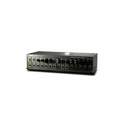 MC-1500 шасси для уставнки медиаконвертеров PLANET MC-1500 15 slot 19 media converter chassis with redundant power option