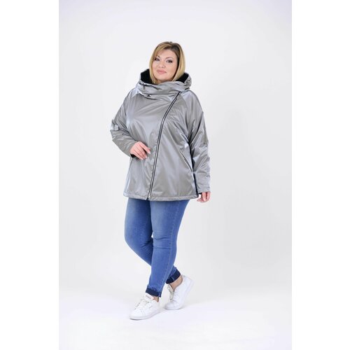 фото Ветровка karmelstyle, размер 66, серый