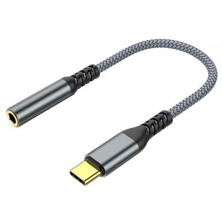 Адаптер USB-C (M) -> AUX (F)