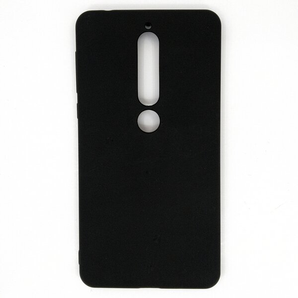 фото Силиконовый чехол для Nokia 6.1 (2018) (матовый, черный)