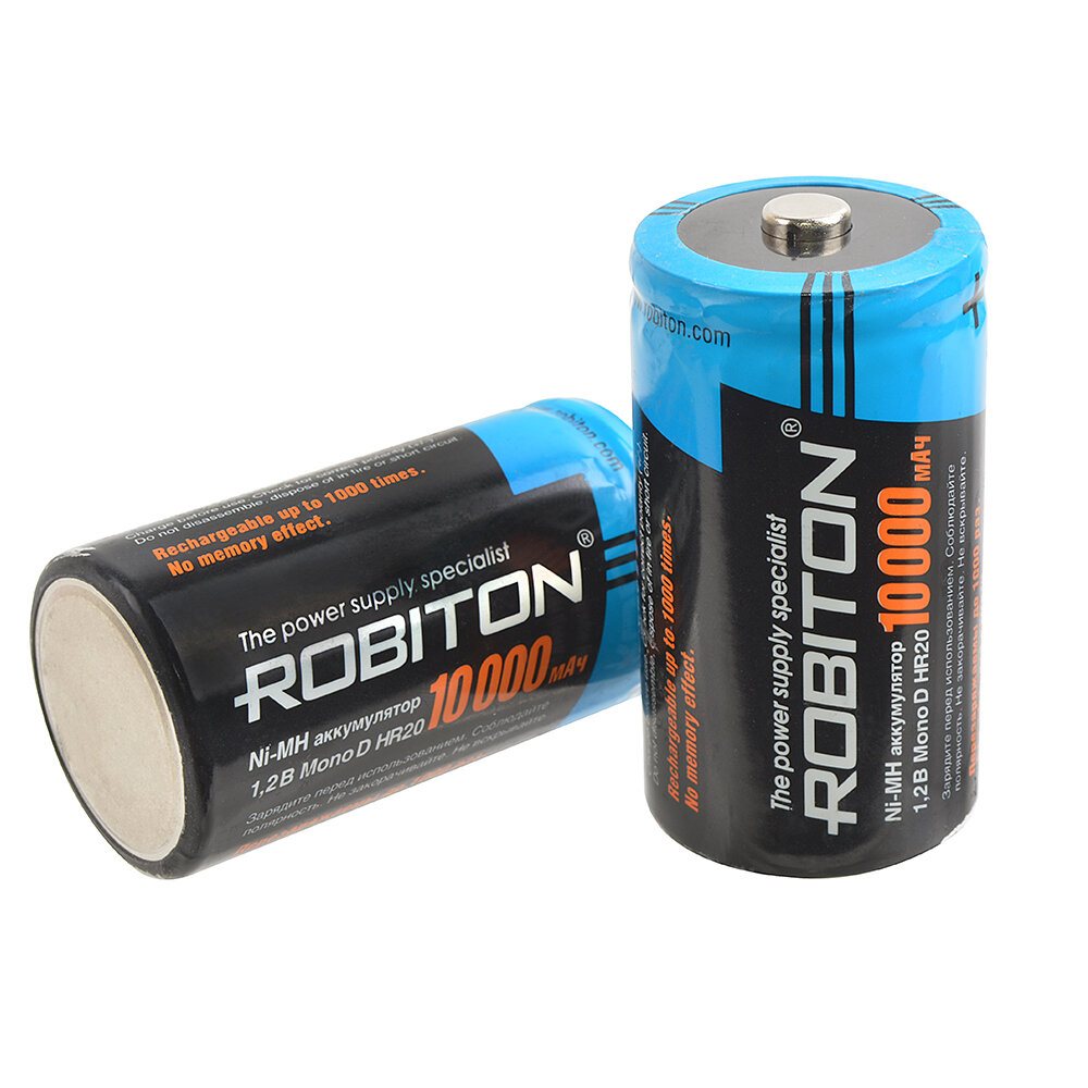 Аккумулятор ROBITON 10000 mah Ni-Mh D BL2