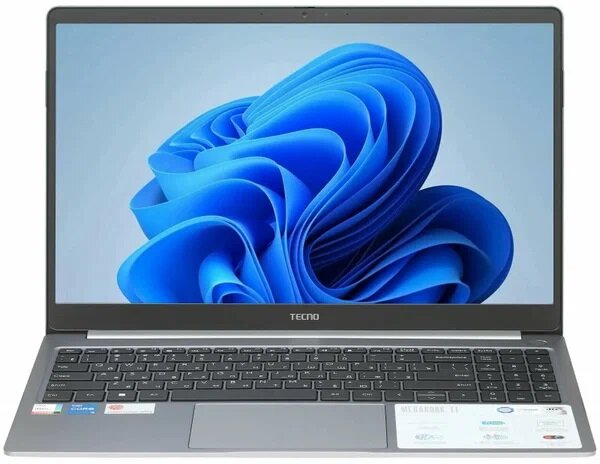 Ноутбук Tecno MegaBook-T1 R7 16/512G Grey Win11 15.6" (T1R7W15.512. GR)