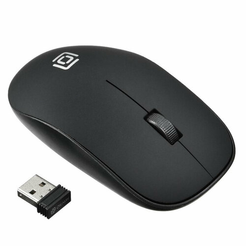 Мышь Мышь компьютерная Oklick 515MW ч/пурп оптическая (1200dpi) беспроводная USB мышь оклик oklick 515mw черный пурпурный беспроводная usb 1083058