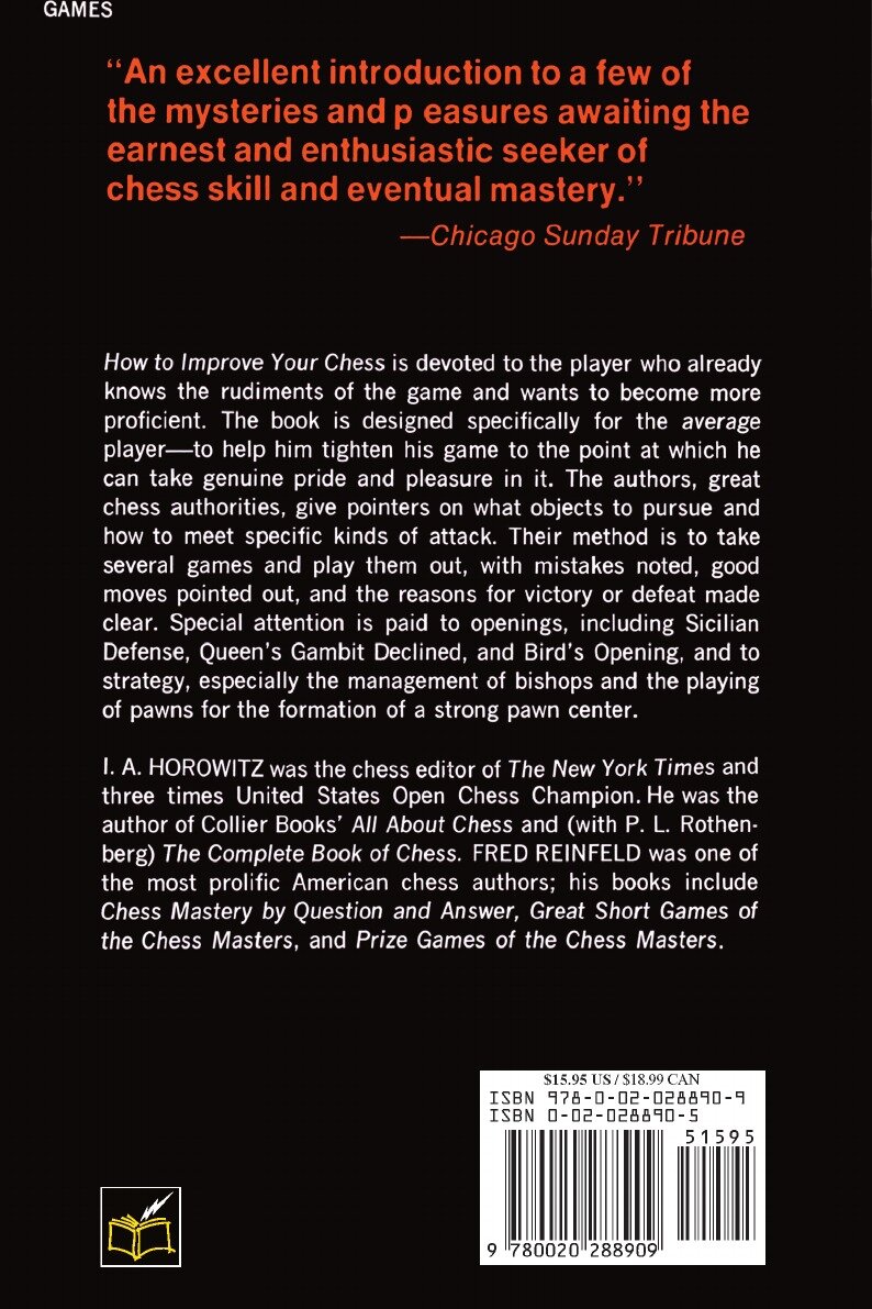 How to Improve Your Chess (Israel A. Horowitz, Fred Reinfeld) - фото №2