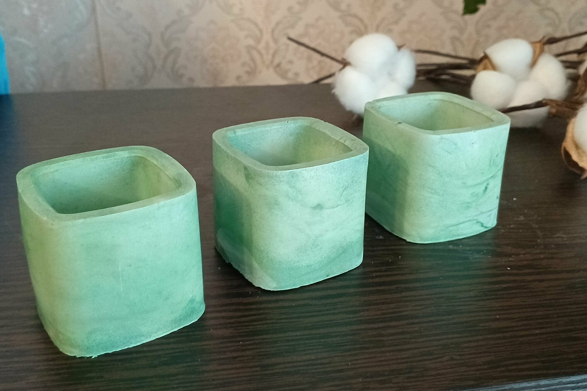 Подсвечник из гипса