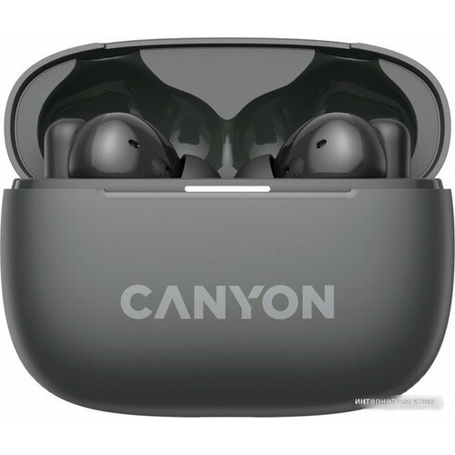 Наушники Canyon OnGo 10 ANC TWS-10 (черный) беспроводные полноразмерные наушники clear sound активное шумоподавление наушники игровые с 3 d режимом