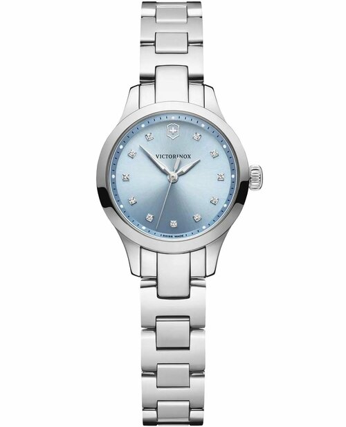 Наручные часы VICTORINOX 241916, серебряный, голубой