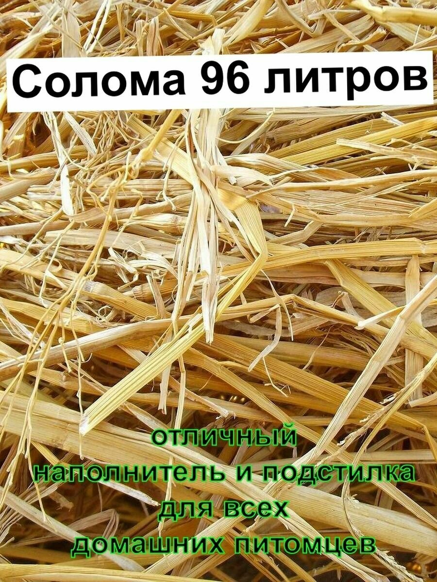 Мульча солома