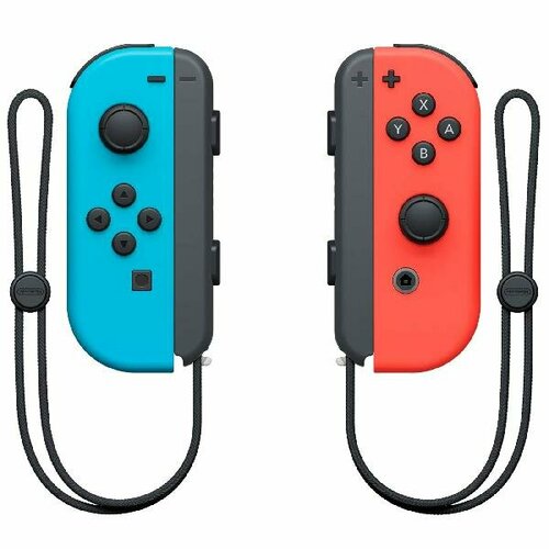 Геймпад Nintendo Switch Joy-Con Red/Blue black white cow grain ns switch protective shell tpu soft cover case anti fall joy con gamepad housing case for nintendo switch