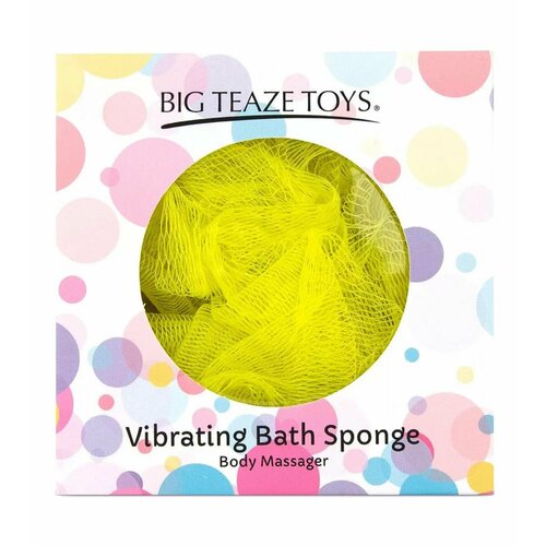 Губка для ванны с вибропулей Bath Sponge Vibrating