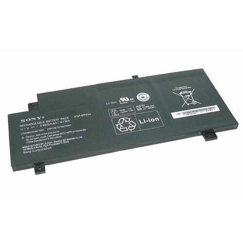 Аккумулятор для Sony SVF15A , BPS34, 41Wh, 11.1V vgp bps34 battery for sony vaio fit 15 svf15a svf14a series svf15a1acxb svf15a1ac xs svf14a svf14ac1qu 11 1v 41wh