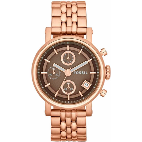 фото Наручные часы fossil, золотой