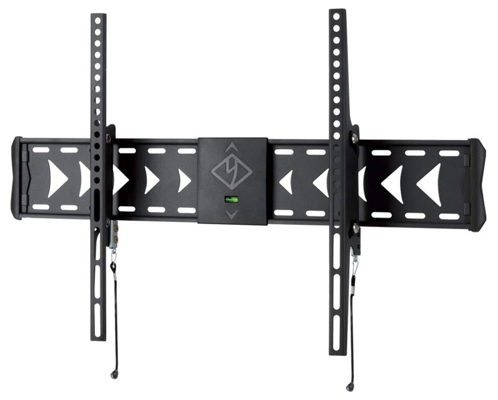 Кронштейн для ТВ KROMAX FLAT-2 black (max VESA 600x400 мм, настенный, наклонный, max 65 кг) (26008)