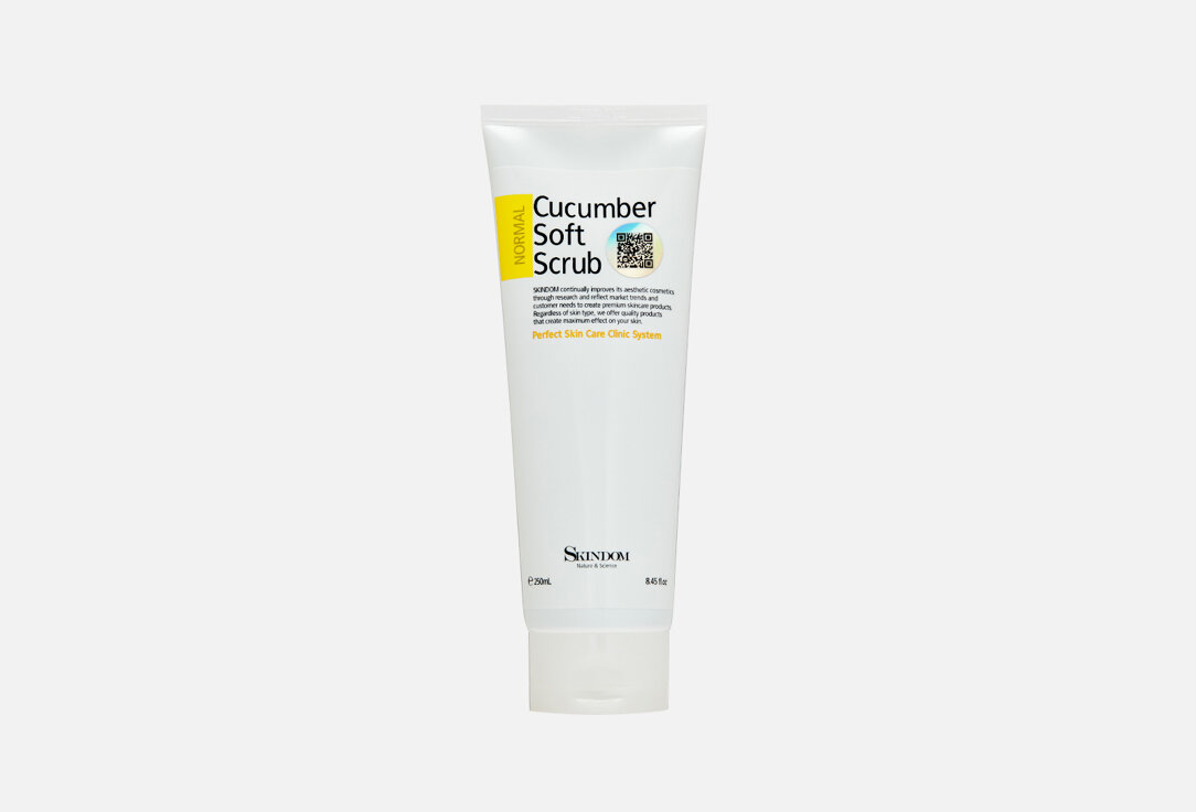 Мягкий скраб для лица Skindom, Cucumber Soft Scrub 250мл