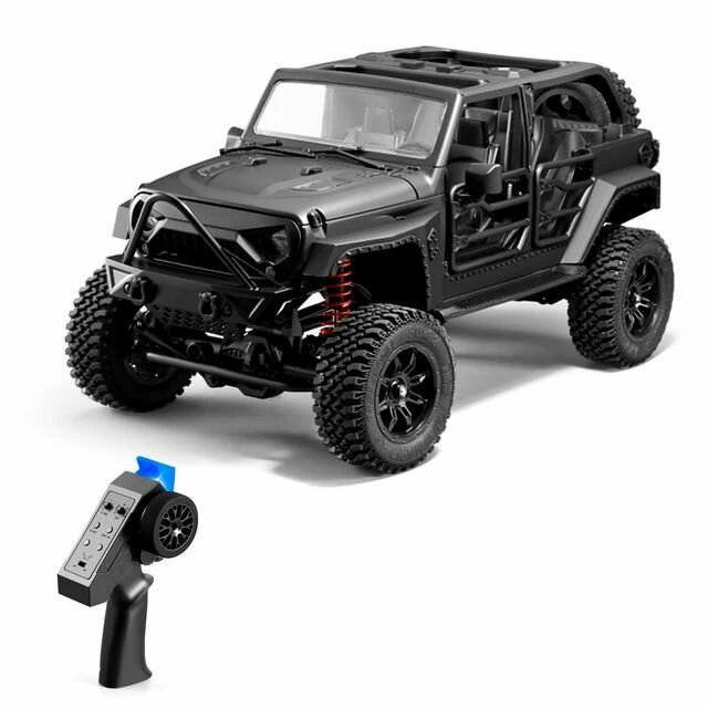 Радиоуправляемая машина внедорожник MN MODEL Wrangler RTR 4WD масштаб 1:12 2.4G - MN-128 BLACK