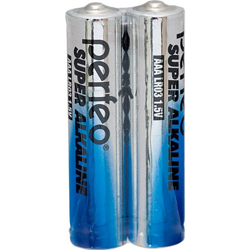 Батарейка AAA щелочная Perfeo LR03/2SH Super Alkaline 2 шт батарейка perfeo lr6 2sh super alkaline 60шт