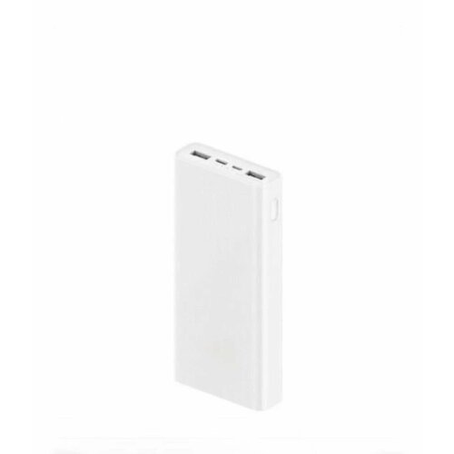 Внешний аккумулятор 20000mAh портативный аккумулятор power bank белый 296000₽