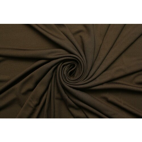 Ткань Трикотаж-креп стрейч зеленовато-оливковый, ш140см, 0,5 м