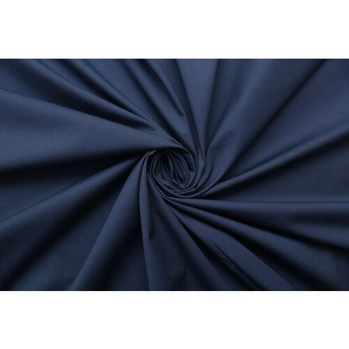 Ткань Хлопок костюмный стрейч синего цвета 0,5 м