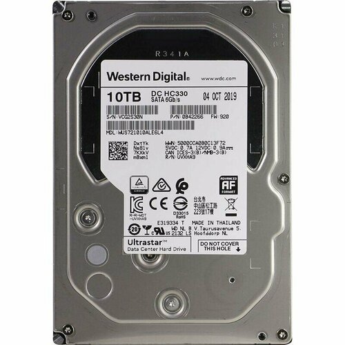 Жесткий диск Western Digital Ultrastar DC HC330 10Tb WUS721010ALE6L4 27733₽