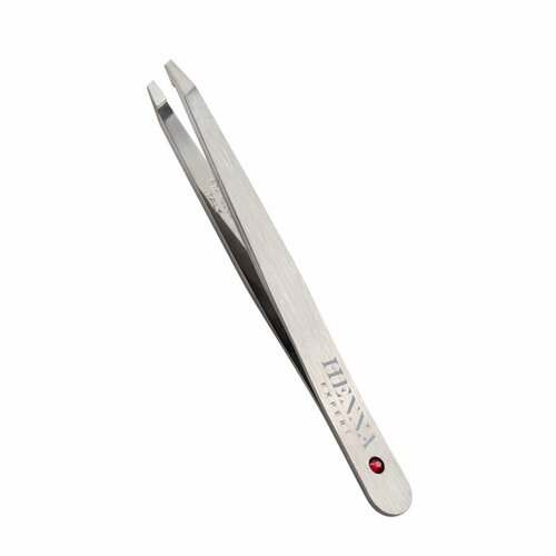 Пинцет для коррекции бровей Henna Expert скошенный