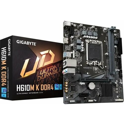 Материнская плата GigaByte H610M K DDR4 969900₽