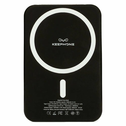 Беспроводное портативное зарядное устройство Keephone 15W 5000mAh Ink Черный 3900₽