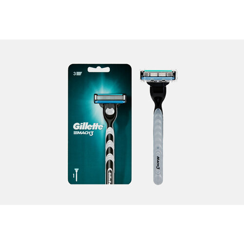 Станок для бритья с 1 сменной кассетой Gillette Mach3 /