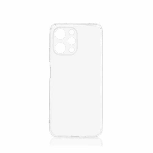 Чехол-накладка Borasco Silicone Case для смартфона Xiaomi Redmi 12 (Цвет: Clear)