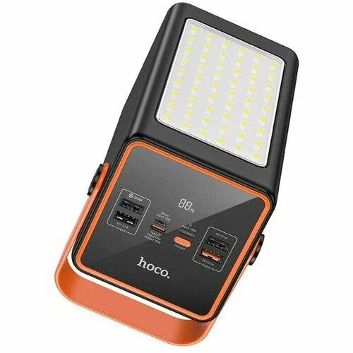 Внешний аккумулятор Hoco J107 90000 мАч 2USBType-C 225W 3 А фонарик чёрный 9428₽
