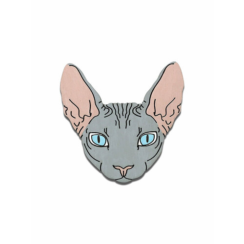 Брошь серый 389₽