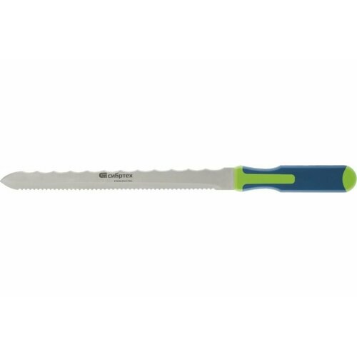 Нож для резки теплоизоляционных панелей, 2-стороннее лезвие СИБРТЕХ нож для теплоизоляционных панелей rexant 280 мм
