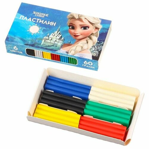 Пластилин 6 цветов 60 г Холодное сердце 650₽