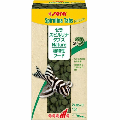 Sera Корм для рыб растительный в таблетках SPIRULINA TABS 24 таб.15г