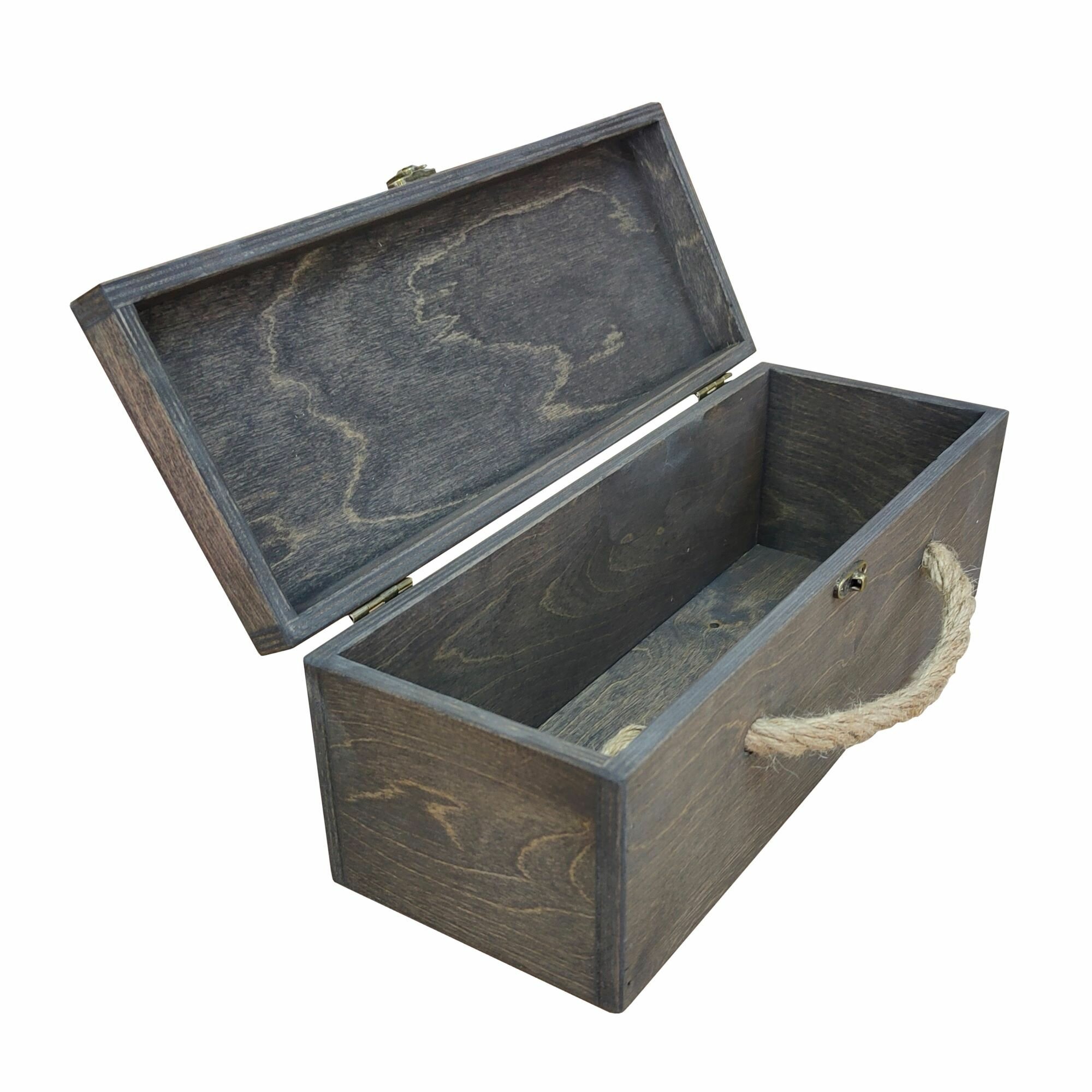 Ящик для хранения ZELwoodBOX, 35х13х12,8 см, венге