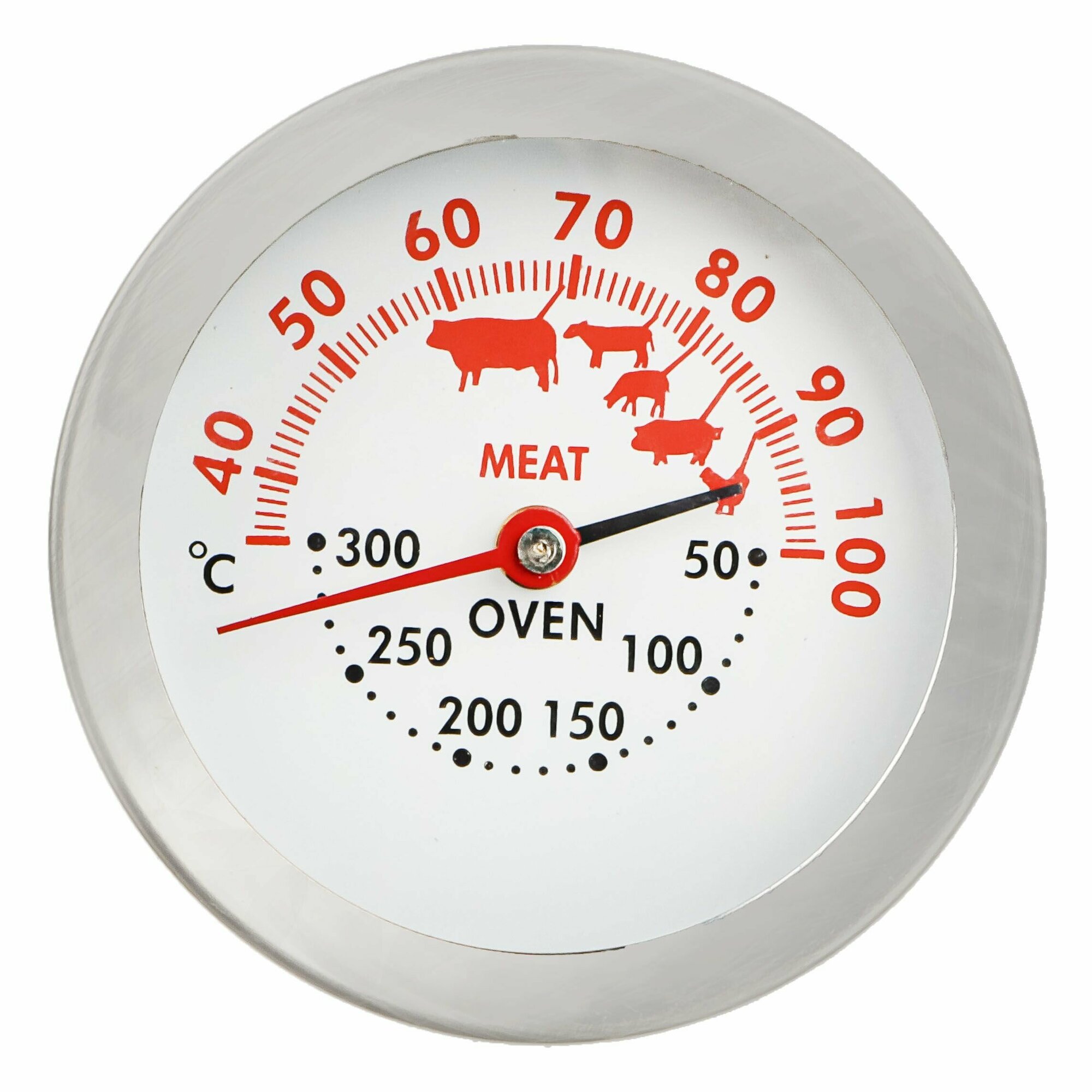 VETTA Термометр для духовой печи и мяса 2 в 1, нерж. сталь, KU-007