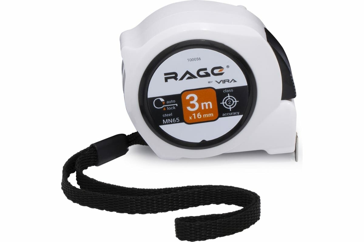 RAGE By VIRA Рулетка с автостопом 3 м x 16 мм 100056